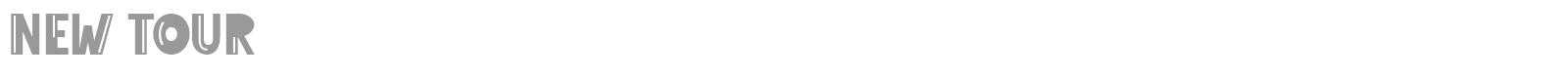 New Tour font preview